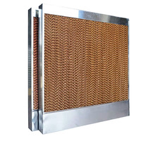 Coussin de refroidissement évaporatif 7090 1500x600x150mm, rideau humide en cellulose à haute efficacité 80% pour ferme avicole et serre