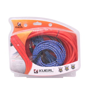 Set Amplificatore Auto 2800W con Cavi 4GA per Subwoofer e Impianto Audio - Product Image 1