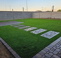 XIAOU GRASS 30MM 40MM Hochwertiger grüner Kunstrasen-Rasen-Teppich-Kunstrasen