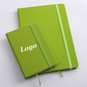 Customized Logo Hardbound A5 <b>A6</b> Pu Leather Notebooks Laser Engraved Logo <b>Diary</b> Plan Promotional Gifts Notebook with Strap - Product Image 1
