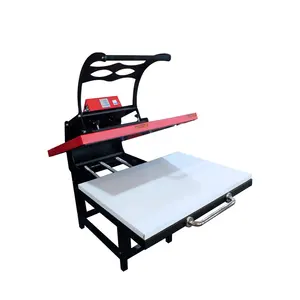 Factory hot sale 80 x 100cm large format manual heat press machines for t-shirt