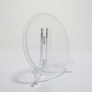 Chất lượng cao Vòng rõ ràng Tempered <span class=keywords><strong>Glass</strong></span> đĩa thiết kế hiện đại Nhà máy-cung cấp đèn bao gồm & Shades - Product Image 5