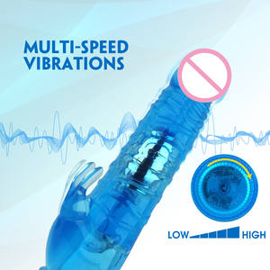 Battery Operated G Spot Clitoral Stimulator Realistic Soft Dildo <b>Rabbit</b> Vibrator Adult <b>Sex</b> <b>Toys</b> - Product Image 3