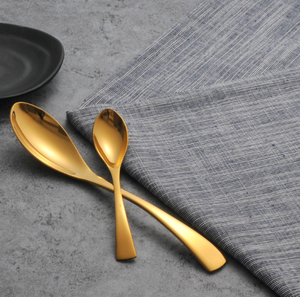 DFA0326 Vajilla de Lujo Premium para Hotel, Restaurante y Hogar, Color Dorado, Cuchara, Tenedor, Cuchillo, Cucharilla, Personalizable - Product Image 5