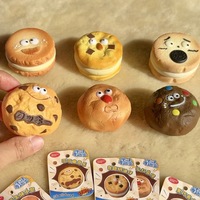 Boîte mystère de jouets squishy amusants en forme de cookie, à remontée lente, anti-stress, créatifs, mignons, cadeaux sensoriels, vente en gros