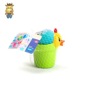 Ensemble de jouets de plage 5 pièces - seau à sable en PE souple, pelle, bêche, arrosoir, moule en plastique, bac à sable d'été pour enfants - Product Image 5
