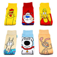 2021 nouveau Design OEM chaud Anime drôle Tube chaussettes Meias dessin animé Animal tricot Calcetines chaussettes unisexe sport Funky école équipage donc