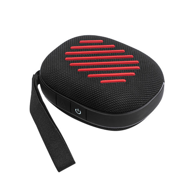 Powerful Single Driver Bluetooth Speaker Fashion Fabric Appearance Large Capacity Battery Long Runtime For Daily Leisure Use