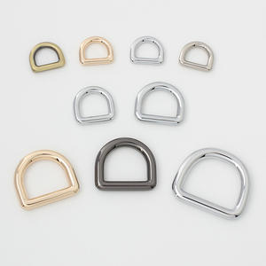 Luxe 1 "1 <span class=keywords><strong>Inch</strong></span> 10Mm 13Mm 14Mm Metaal Messing D-Ring Set 15Mm 20Mm 25Mm Gelaste D Ringen Schuifregelaar Riem Gesp Licht Goud Voor Rugzakken - Product Image 3