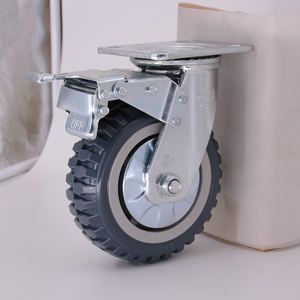 फैक्टरी 6 इंच का कैस्टर व्हील भारी शुल्क औद्योगिक कैस्टर व्हील लोडिंग 250 किलोग्राम औद्योगिक उपकरण, ट्रॉली के लिए - Product Image 6