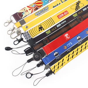 Lanyard Manufacturer Free Sample Promotional Keychain Custom Design Printed Neck Polyester ID Card Holder Sublimation Logo