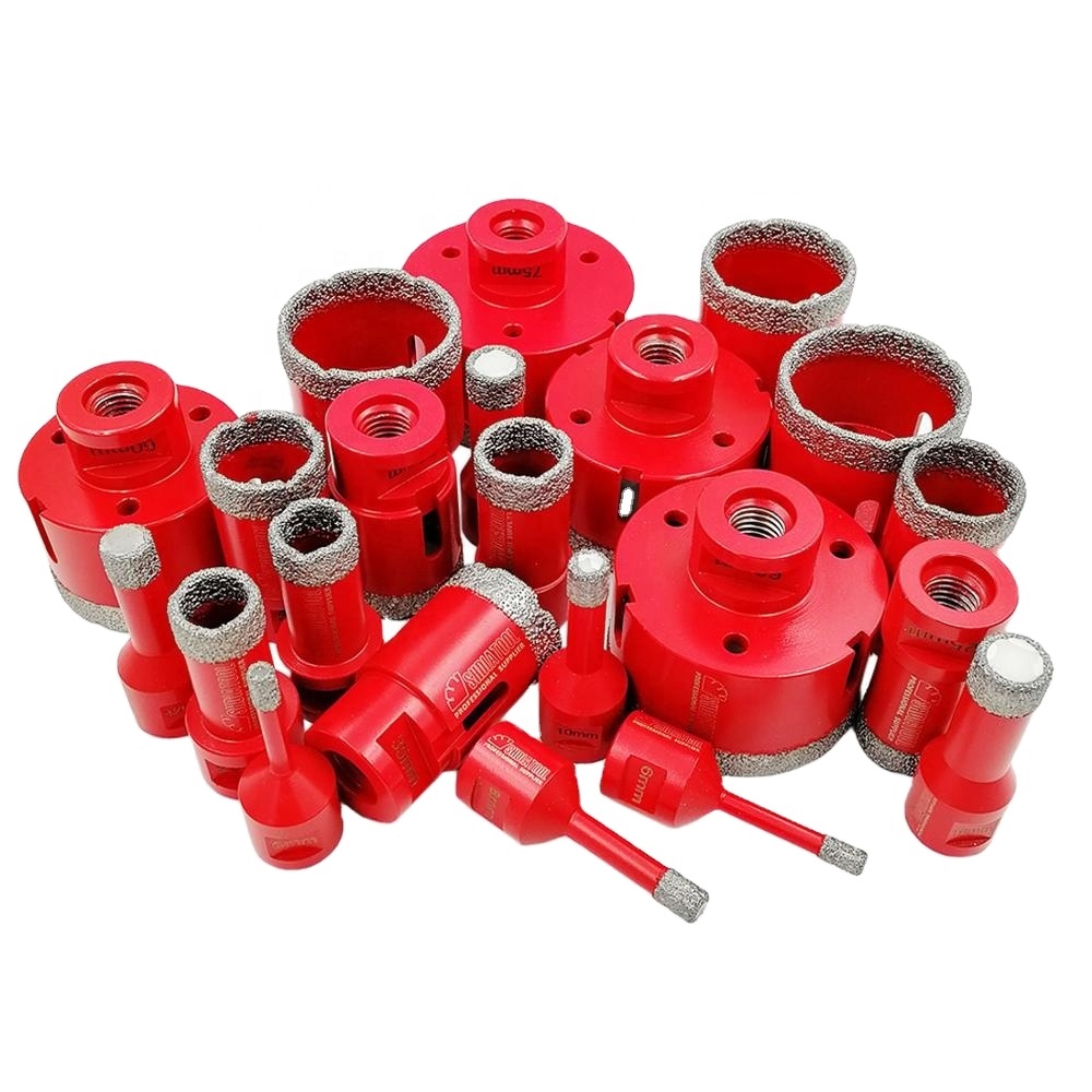 SHDIATOOL Brocas Vacuum Brazed Porcelain Tile Core Drilling Bit Diamond Drills Hole Saw Hole Cutter Diamond Drilling Bits