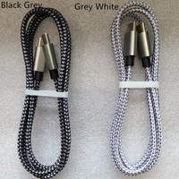 Câble de charge rapide en nylon tressé PD60W type c Câble de données Usb C à C 3ft 6ft 10ft Logo personnalisé
