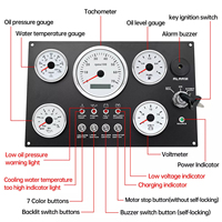 HEMU-BELLA Tableau de bord personnalisable 7000 tr/min pour voiture, moto, bateau, instrument de mesure pour bateaux marins et navires
