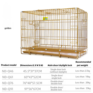Pet Cage Wholesale Price Cat Cage Dog Cage Rabbit Cage Large, Small, Medium Dog with Tray - Product Image 5