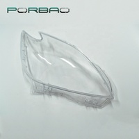 PORBAO pour PRIUS Année 2012-2015 – Cache-phare en plastique transparent LED, couvercle de lentille de phare, abat-jour