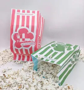 Manufaktur Profesional Tas Kertas Popcorn Microwave Kantung Kertas Kraft Makanan