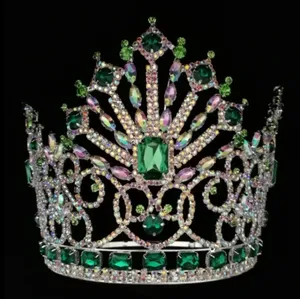 Custom Size AB Stone Queen Beauty Pageant Rhinestone Crown