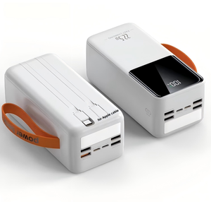 พาวเวอร์แบงค์พกพาพร้อมโลโก้สั่งทำ <span class=keywords><strong>50000mah</strong></span> PD 22.5W ชาร์จเร็ว พร้อมสายในตัวสำหรับ <span class=keywords><strong>iPhone</strong></span> 17 - Product Image 1