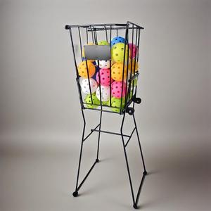 Sharewell Sports Pickeleball Accessories Pickleball Ball Storage Baskets Wih Wheels Transformable Stowable