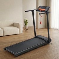 Tapis roulant électrique pliable mini portable facile et simple à utiliser avec écran LED à bas prix pour l'exercice à domicile