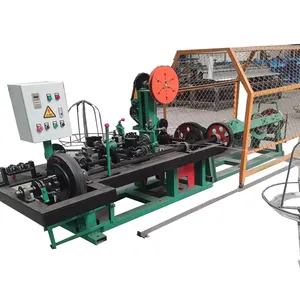 Full Automatic Double Twist Barbed Wire Making Machine Cs - B Single Twisted Barbed Wire Machine