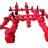 Manifold à Robinet à Embout de 3 1/8 Pouces de Bonne Qualité API 6A avec Extrémité Union pour le Contrôle du Débit dans les champs pétrolifères