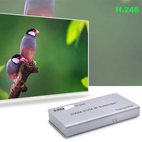 NKIWI H.264 200M HDTV KVM Over IP Extender 1080p Cat6 RJ45 Kabel Jaringan Ethernet Mouse/Keyboard untuk Monitor PC Stok Tersedia