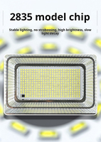 Potente Luz de inundación solar para jardín y campo 200W-1200W Lámpara LED para exteriores Cuerpo ABS IP66 para aplicación en carretera