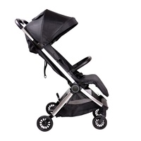Poussette de bébé compacte en aluminium à pliage automatique