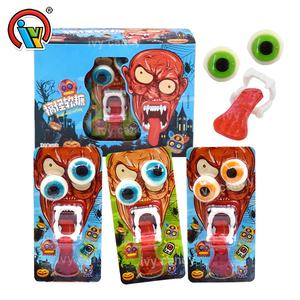 Monstruo de Halloween colorido globo ocular lengua caramelo gomoso con dientes juguete - Product Image 1