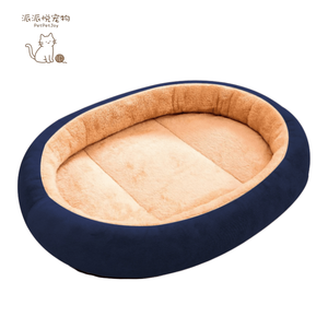 ที่นอนสัตว์เลี้ยง PetPetJoy รุ่น PB-A2 ทันสมัย แข็งแรง ทนทาน เป็นมิตรกับสิ่งแวดล้อม ทำจากผ้าฝ้าย 100% บรรจุฟองน้ำทรงสี่เหลี่ยม สำหรับฤดูร้อน ให้ความเย็นสบาย เหมาะสำหรับแมวและสุนัข ใช้ได้ทุกฤดู - Product Image 1