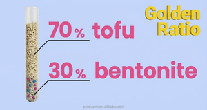 Premium Mixed Tofu Cat Litter Strong Clumping Deodorizing Eco Friendly Low Dust Cat Sand Factory Supply - Product Image 4