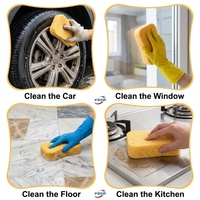Woxin OEM Éponges de jointoiement professionnelles jaunes 25 densités pour carrelage, blocs de mousse de polyuréthane pour jointoiement, éponge de nettoyage de sols époxy