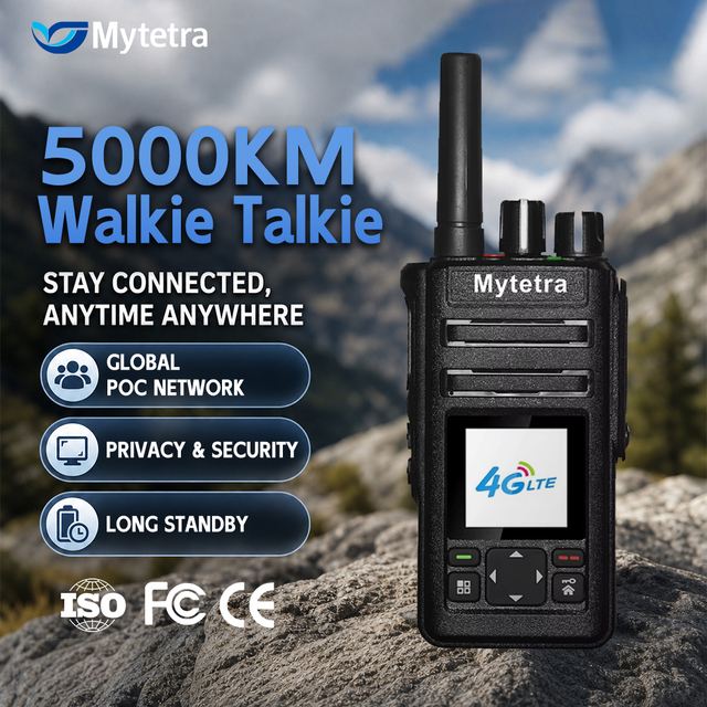 MYT V920 Functional Android POC Two Way Radio Sim Card Network 3G 4G Walkie Talkie Long Range with GPS WIFI