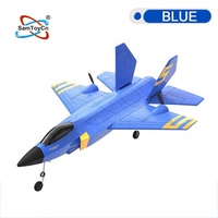 Samtoy 2.4G 2.5CH F35 Avion modèle incassable en mousse, planeurs, avion, avion télécommandé, avion RC, jet avec lumière LED