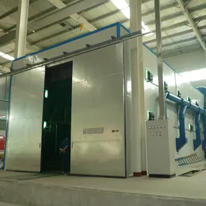 Automatic Sand Blast Room Abrasive Blasting Cabinet For Metal Parts