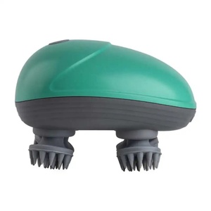 Brosse de massage du cuir chevelu électrique portable mini rechargeable USB en silicone avec logo personnalisé - Product Image 6