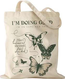 Sac à main de grande capacité personnalisé, sac à bandoulière pour femmes, sac anti-poussière, sac en toile imprimé numériquement - Product Image 2