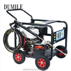 Mesin pembersih mobil portabel, mesin pembersih portabel bensin 6,5hp industri komersial profesional tekanan tinggi