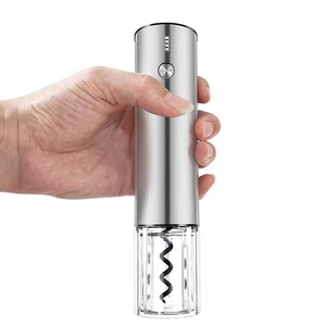 Baiyi Electric Wine Opener 186x43mm USB Rechargeable One Button Opening Stainless Steel Round Corkscrew - Product Image 3