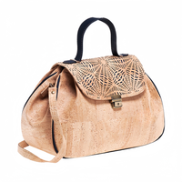 Grosir Tas Tangan China Kork Vegan Mewah Clutch untuk Wanita Atas Terbuka Multicolor Tas Malam