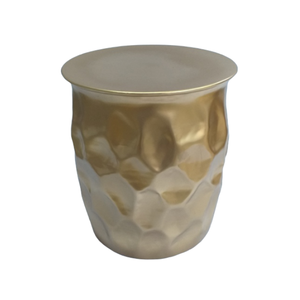 Table basse en métal martelé en Aluminium en forme de tambour Unique, Design personnalisé, fabricant - Product Image 6