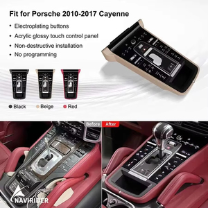 Kits de mise à niveau intérieure Android 12,3 pouces pour Porsche Cayenne 2010-2017, panneau de console centrale, écran LCD multifonctionnel, chronomètre - Product Image 4