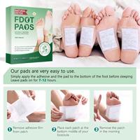 Patchs détoxifiants pour les pieds extra-forts chinois en non-tissé, à base d'extraits naturels de plantes, pour un nettoyage et une revitalisation nocturnes des pieds fatigués