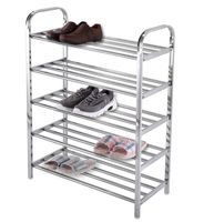 Étagère à chaussures en acier inoxydable, meuble de rangement, fourniture d'usine, modèle 2020