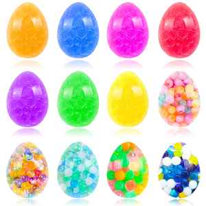 TPR Easter Venting Water - Bead Eggs, <b>Squeeze</b> - and - Play Soft Gel Adult Squeezing <b>Balls</b>, Grape - Style Decompression Toys - Product Image 5