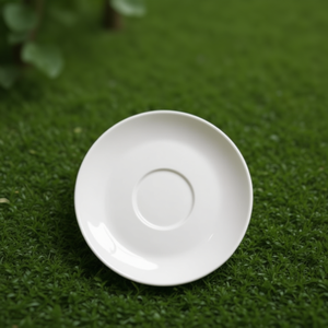 Assiette plate Fineline 16 cm en céramique blanche - Product Image 3