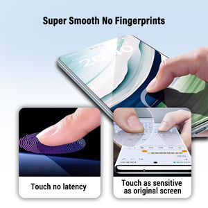 Protector de Pantalla AF TPU, Opciones de Grosor de 0.15/0.21/0.22 mm, Revestimiento Antihuellas, Tamaño Personalizado, Película de <span class=keywords><strong>Hidrogel</strong></span> para Teléfono Móvil - Product Image 3