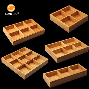Snacks Teller Home Restaurants Sushi Hot <span class=keywords><strong>Pot</strong></span> Gerichte Bambus geteilt Serviert ablett für die Küche Essen Snacks - Product Image 2